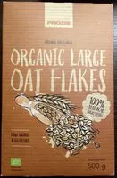 Mängden socker i Organic large oat flakes