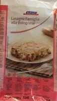 Mängden socker i Lasagne famiglia a la bolognese