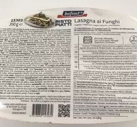 Mängden socker i Lasagna ai Funghi