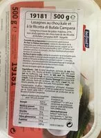 Mängden socker i Lasagnes au chou kale et à la Ricotta di Bufala Campana