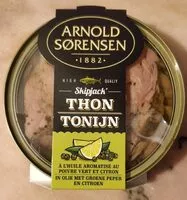 Mängden socker i Thon à l'huile aromatisé poivre vert et citron