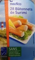 Mängden socker i Bâtonnets surimi