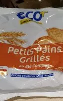 Mängden socker i Petits pains grillés au blé complet