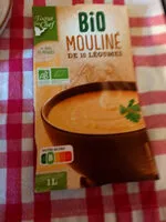 Mängden socker i bio mouliné de 10 légumes