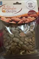 Mängden socker i Amandes grillées salées au thym