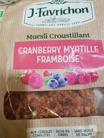 Mängden socker i muesli croustillant