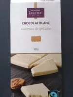 Mängden socker i Chocolat blanc : morceaux de spéculos