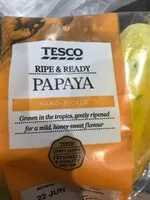 Mängden socker i Ripe & ready papaya