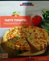 Mängden socker i Tarte tomate mozzarella et pesto