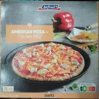 Mängden socker i AMERICAN PIZZA - Chicken BBQ