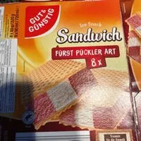 Mängden socker i Sandwich Fürst Pückler Art