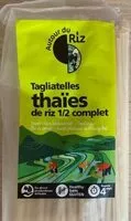 Mängden socker i Tagliatelles thaïes de riz 1/2 complet