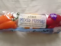 Mängden socker i 3 Pack Mixed Peppers
