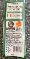 Mängden socker i Tesco Parmigiano Reggiano