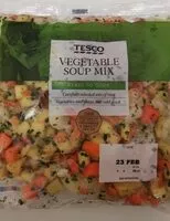 Mängden socker i Vegetable soup mix