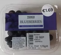Mängden socker i Blueberries