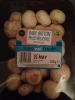 Mängden socker i Baby button mushrooms 