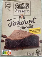 Mängden socker i Préparation pour fondant au chocolat