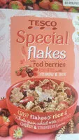 Mängden socker i Special flakes with red berries