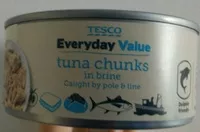 Mängden socker i Tuna Chunks in brine