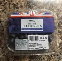 Mängden socker i British Blueberries