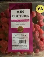 Mängden socker i Raspberries