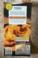 Mängden socker i Sweet potato and potato mash