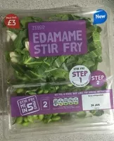 Mängden socker i Edamame stir fry