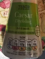 Mängden socker i Caesar salad dressing