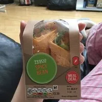 Mängden socker i Tesco Spicy Bean with Cheese Wrap
