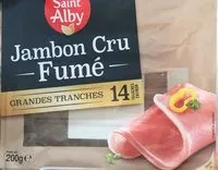 Mängden socker i Jambon cru fumé