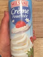 Mängden socker i Crème fouettée