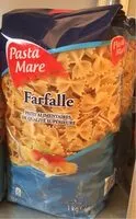 Mängden socker i Pares farfalle