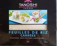 Mängden socker i Feuilles de riz carrées