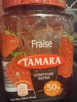Mängden socker i Confiture extra fraise