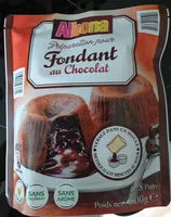 Mängden socker i preparation fondant au chocolat
