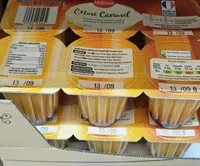 Mängden socker i Crème caramel