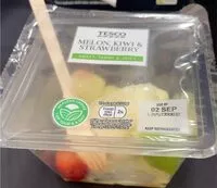 Mängden socker i Tesco’s Melton,Kiwi & strawberry