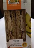 Mängden socker i Roast chicken bacon & avocado