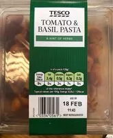 Mängden socker i Tomato & basil pasta