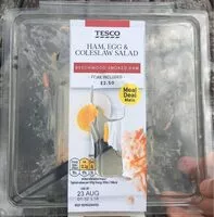 Mängden socker i Ham, egg and coleslaw salad
