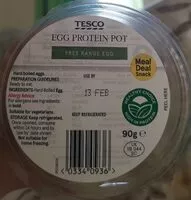 Mängden socker i Tesco Egg Protein Pot