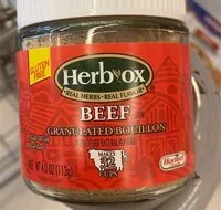 Mängden socker i Herb OX beef granulated bouillon