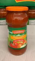 Mängden socker i Sauce tomate cuisinée aux légumes