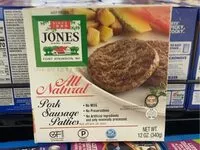 Mängden socker i pork sausage patties