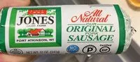 Mängden socker i Jones original pork sausage