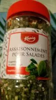 Mängden socker i Assaisonnement pour salades