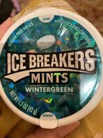 Mängden socker i Ice Breakers Wintergreen disc