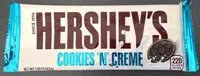 Mängden socker i Hershey Cookies 'n' creme standard