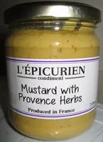 Mängden socker i Mustard with Provence Herbs